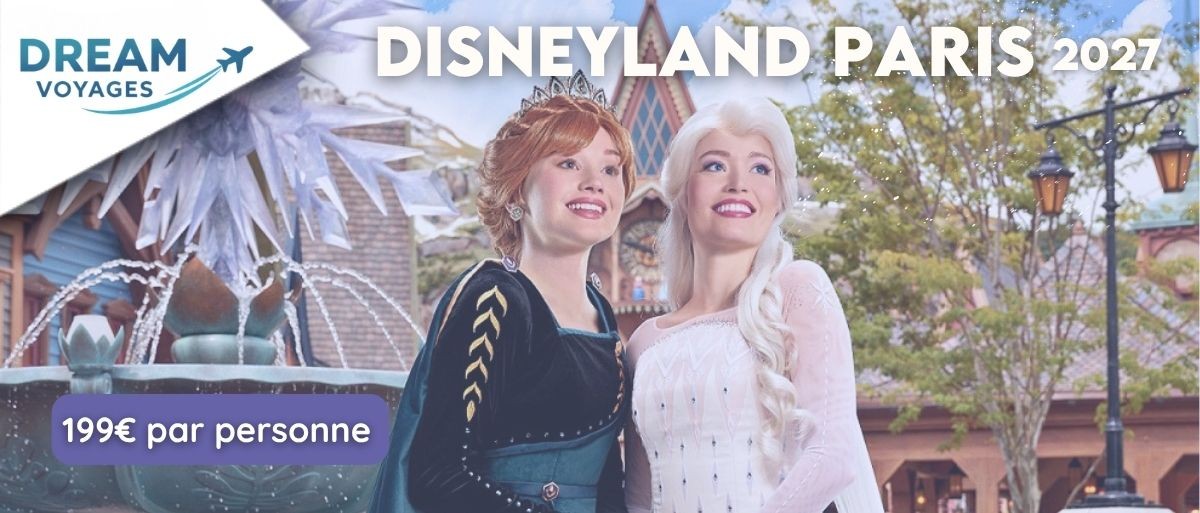 Séjour DISNEYLAND PARIS JANVIER 2027 2 Jours 2 Parcs